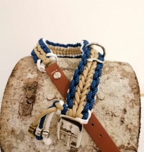 Modell "Azahara", 3,5 cm breit, gepolstert, passend für Windhunde